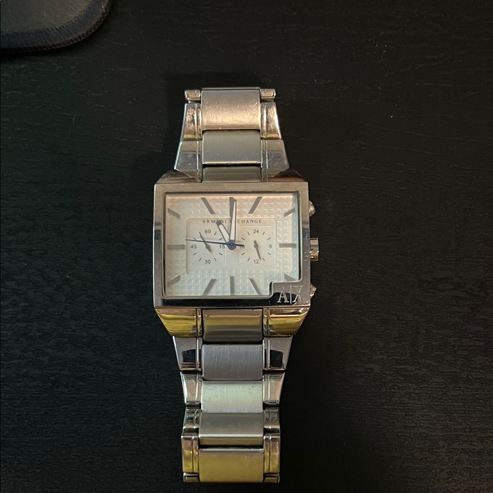 A/X Armani Exchange Silver and Gold Men's Watch
